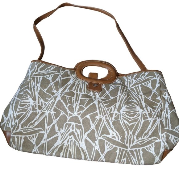 LIZ CLAIBORNE BORA BORA CANVAS TOTE - Picture 9 of 9
